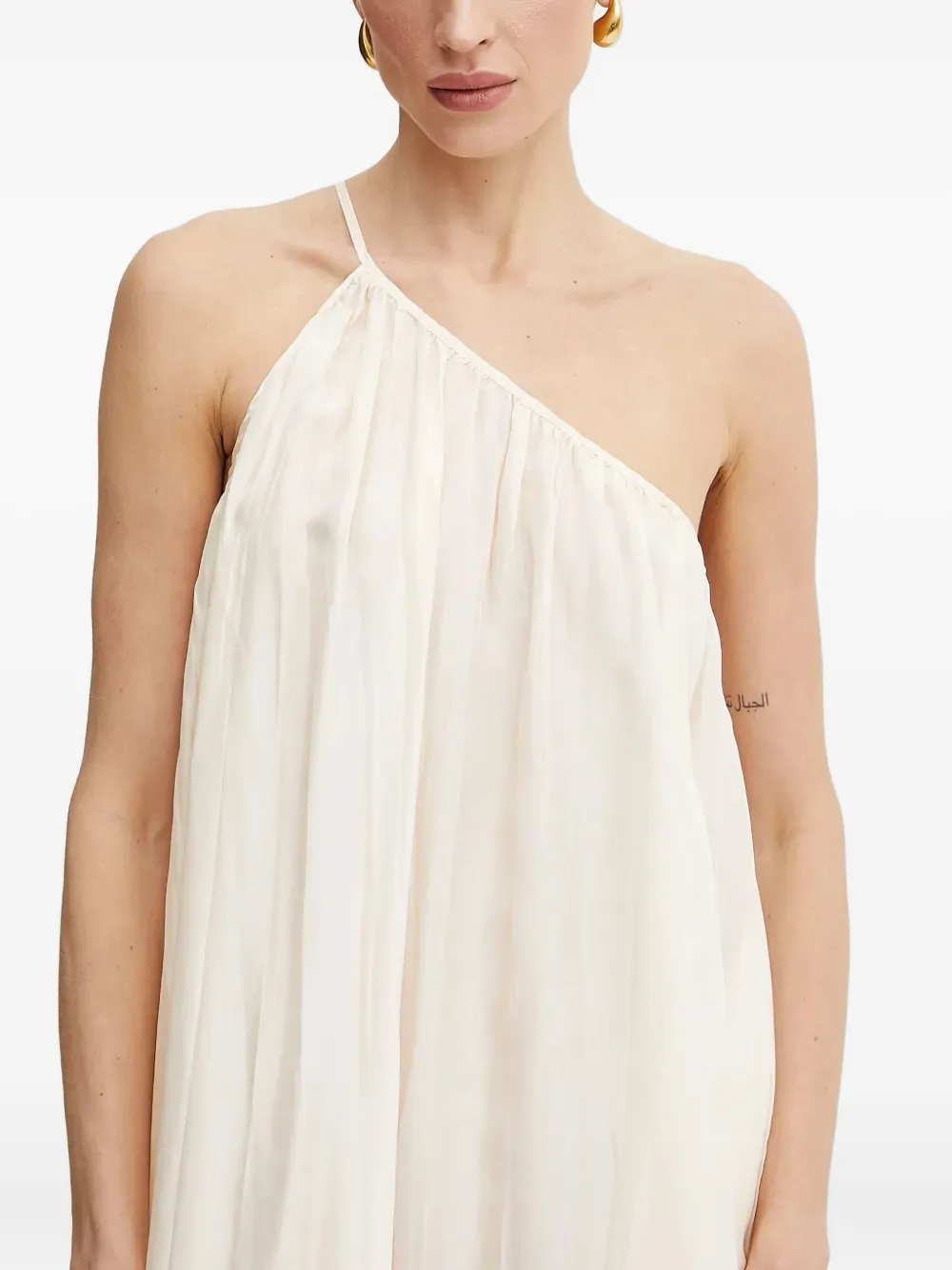 Liviana Conti Asymmetrische jurk Wit