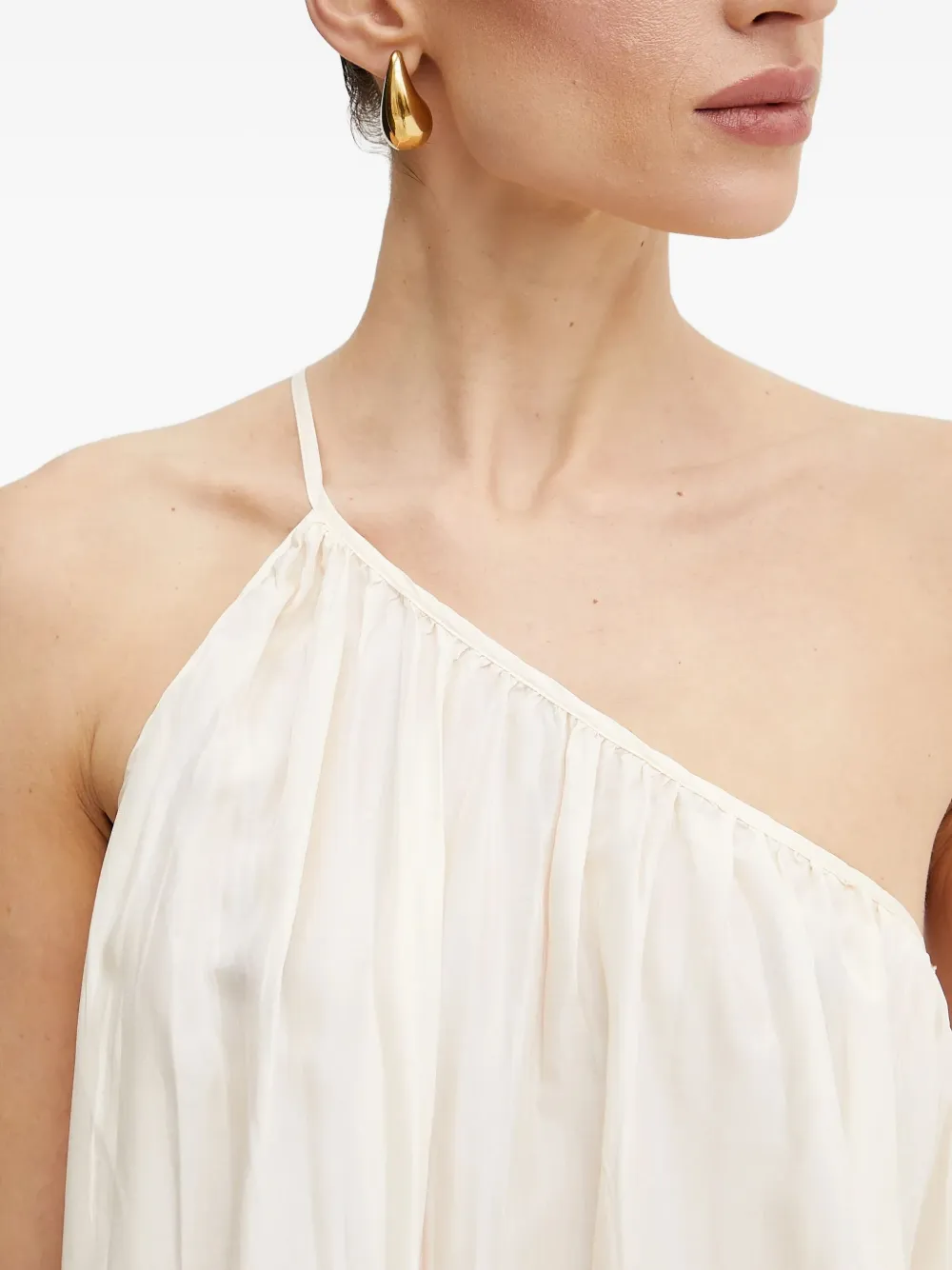 Liviana Conti Asymmetrische jurk Wit