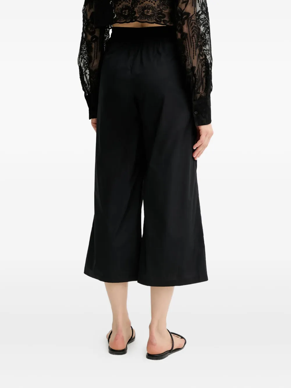 Ermanno Scervino cotton trousers | Wide-Leg Pants | Image 2