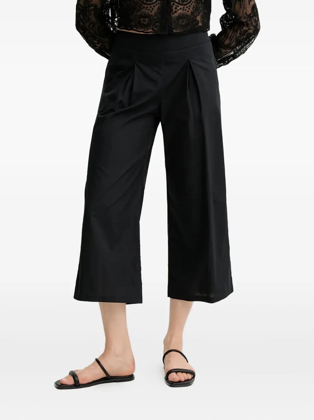 Ermanno Scervino cotton trousers | Black | Image 1