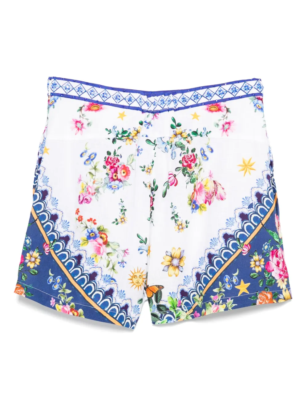 Camilla Linnen shorts Wit
