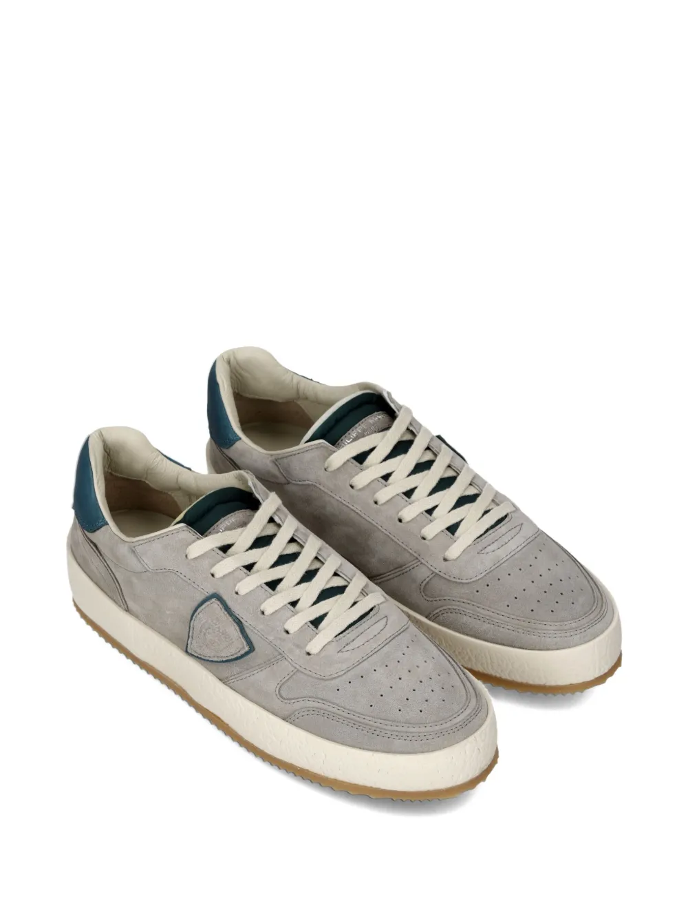 Philippe Model Paris leather low-top sneakers Grey