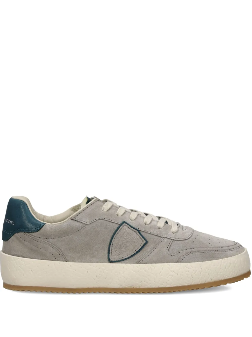 Philippe Model Paris leather low-top sneakers Grey
