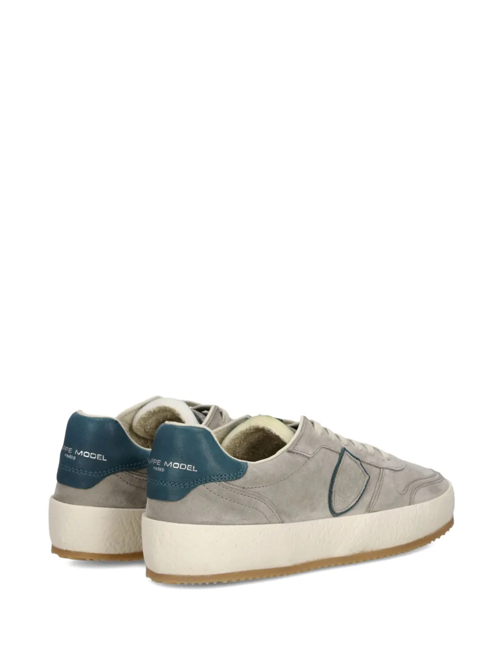 Philippe Model Paris leather low-top sneakers Grey