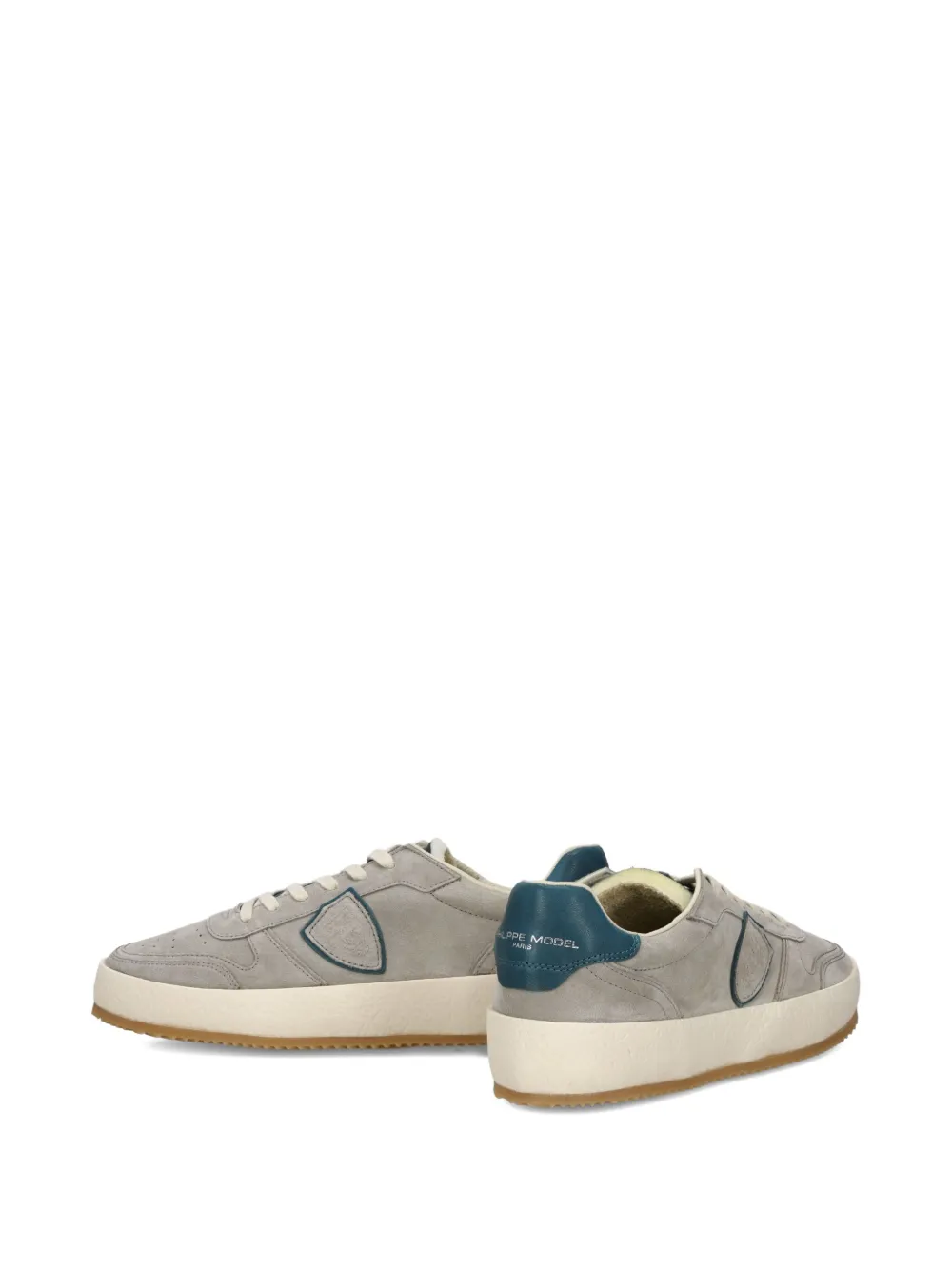 Philippe Model Paris leather low-top sneakers Grey
