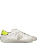 Philippe Model Paris Prsx leather patchwork low-top sneakers - White