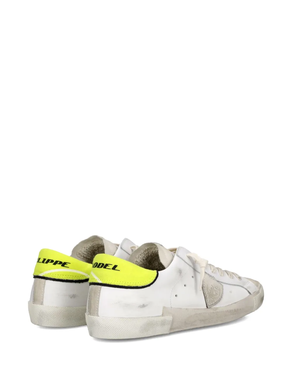 Philippe Model Paris Prsx leather patchwork low-top sneakers White