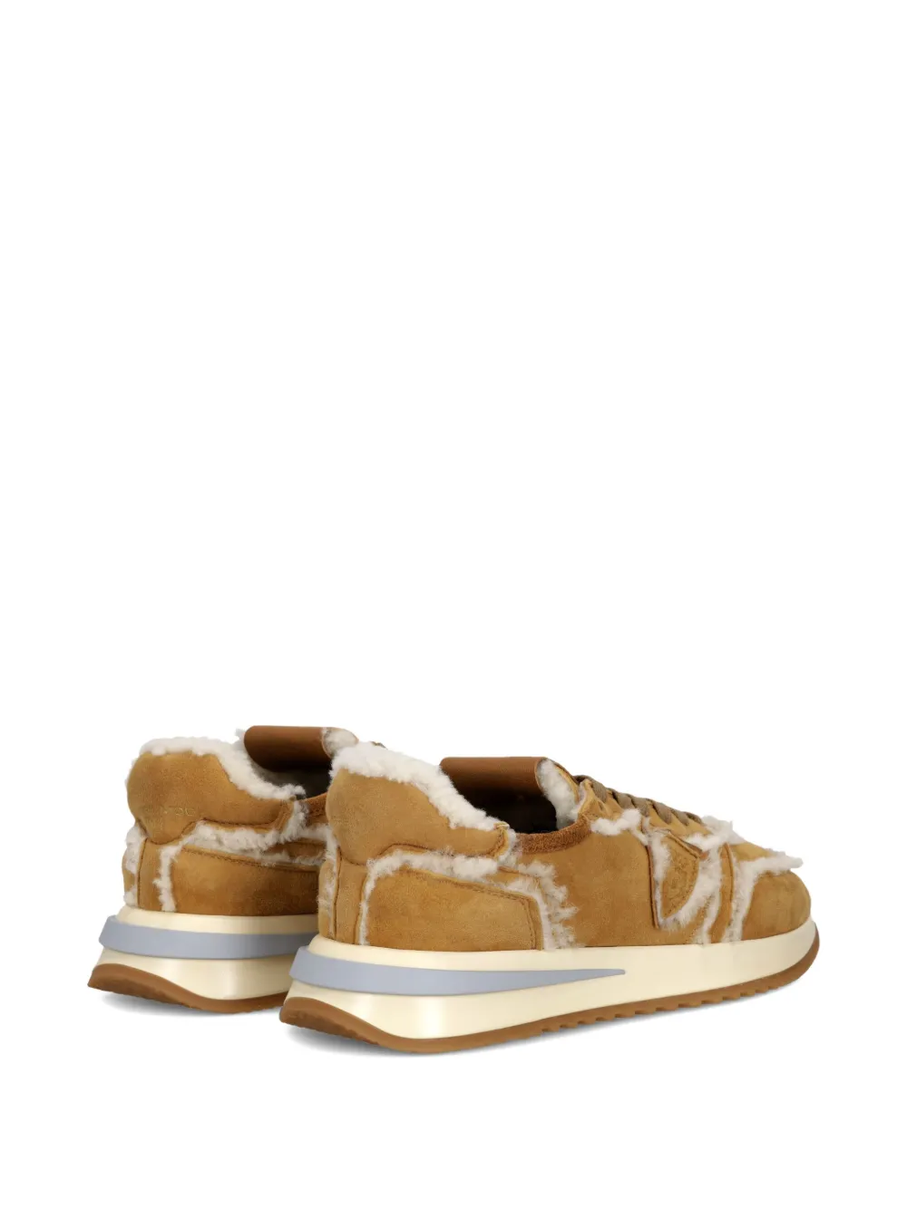 Philippe Model Paris Tropez 2.1 shearling-trim running sneakers Brown