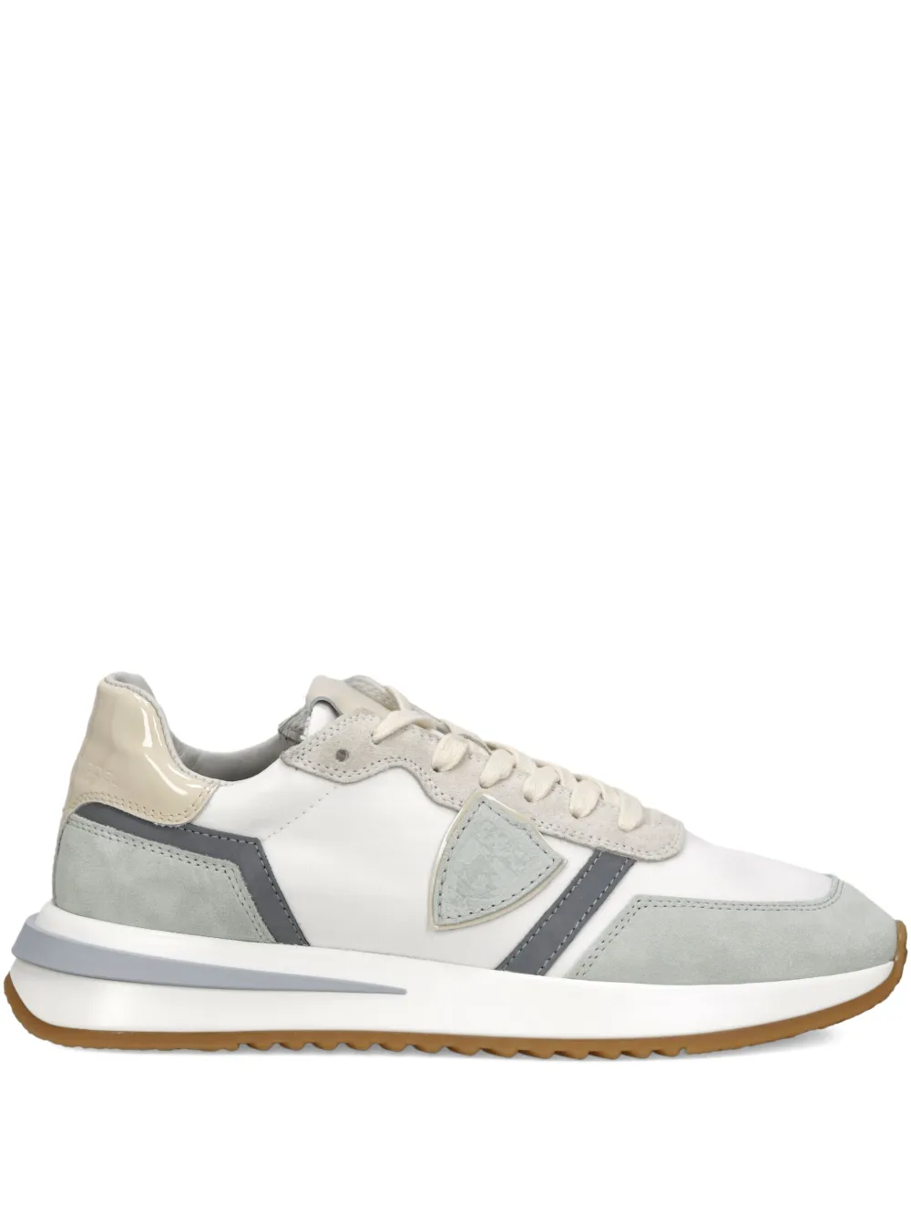 Philippe Model Paris Tropez 2.1 suede-panelled sneakers Grey