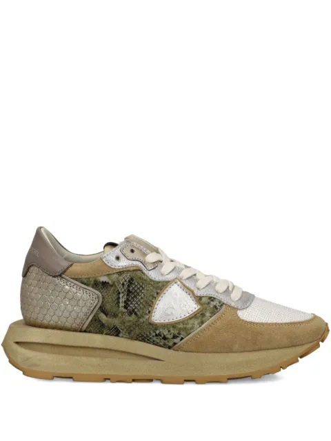 Philippe Model Paris snakeskin-detailed trainers