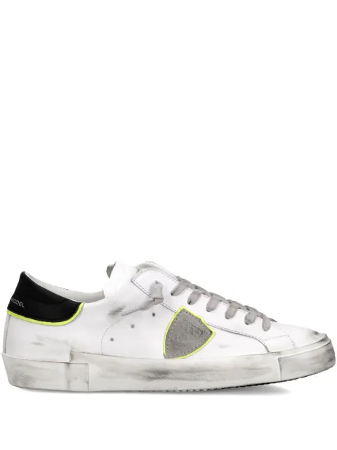 Philippe Model Paris distressed low-top sneakers