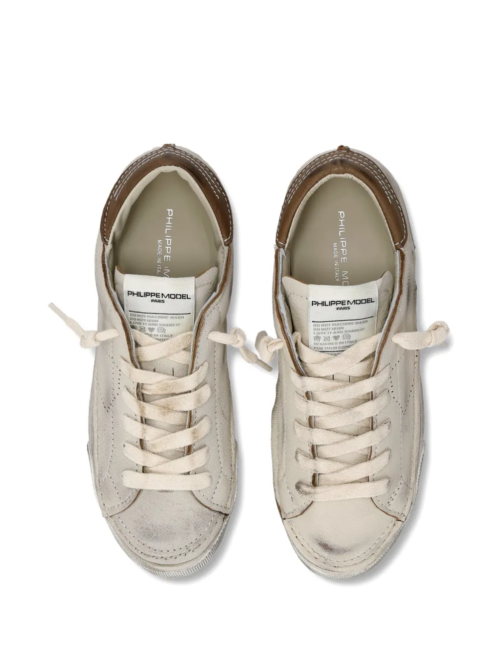 Philippe Model Paris Leren sneakers Wit