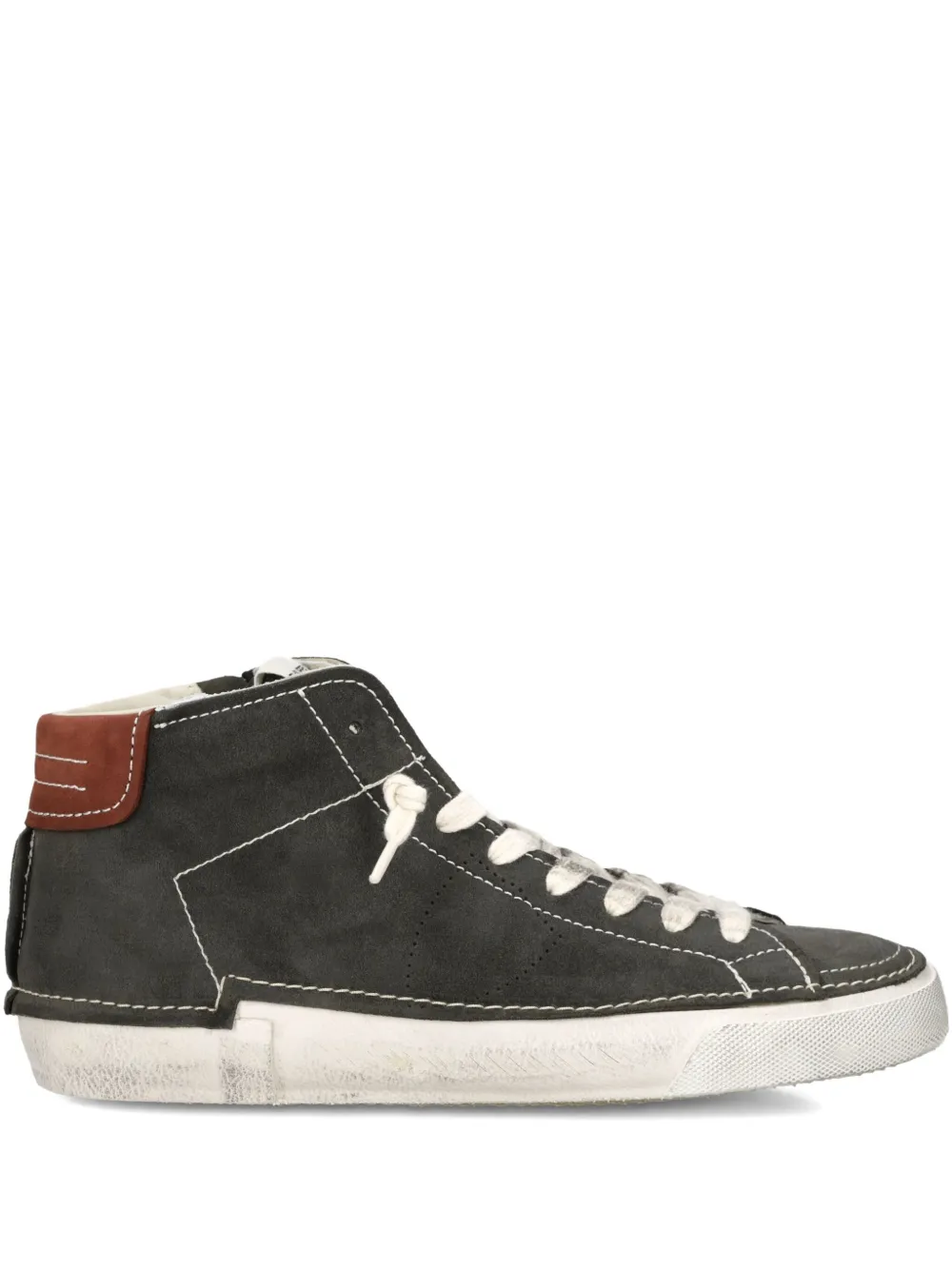 Philippe Model Paris Prsx high-top suede sneakers Green