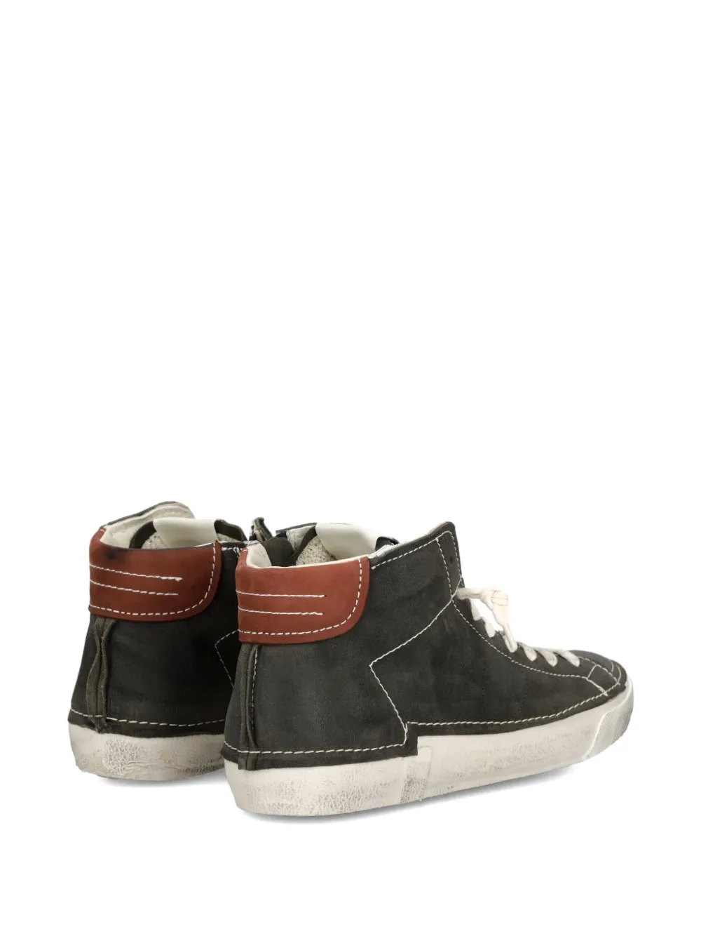 Philippe Model Paris Prsx high-top suede sneakers Green