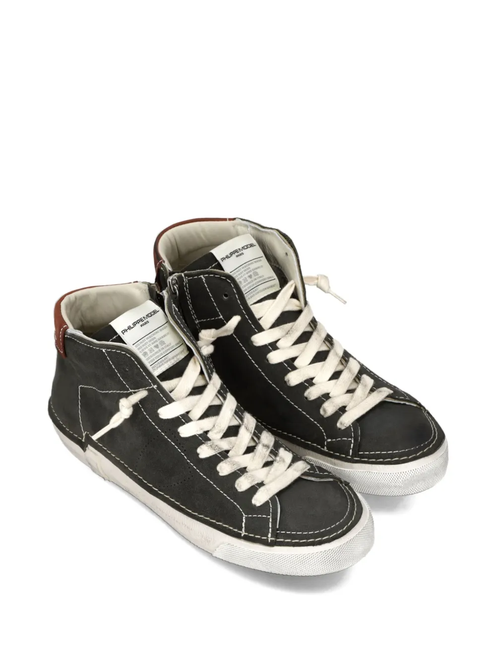 Philippe Model Paris Prsx high-top suede sneakers Green