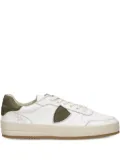 Philippe Model Paris Nice leather-panelled sneakers - White