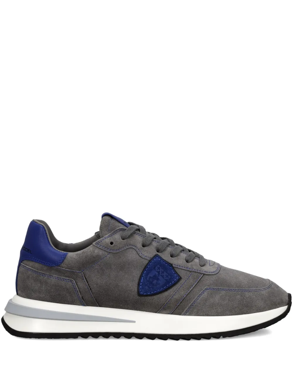 Philippe Model Paris suede-panelled sneakers Grey