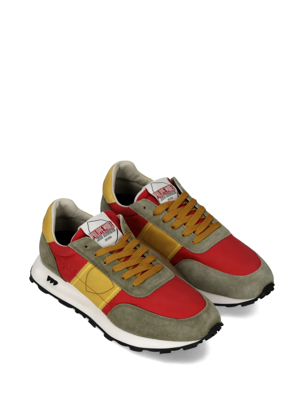 Philippe Model Paris Tour colour-blocked sneakers Red
