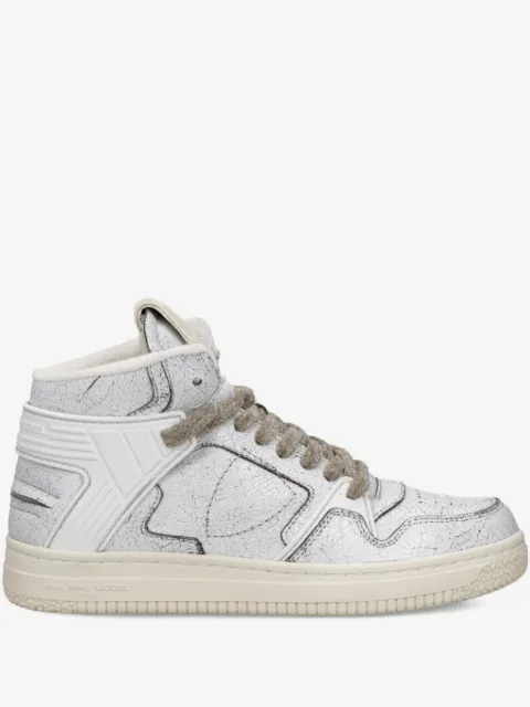 Philippe Model Paris textured high-top sneakers