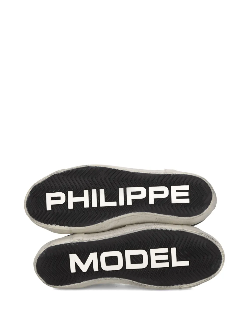 Philippe Model Paris leather low-top sneakers Neutrals