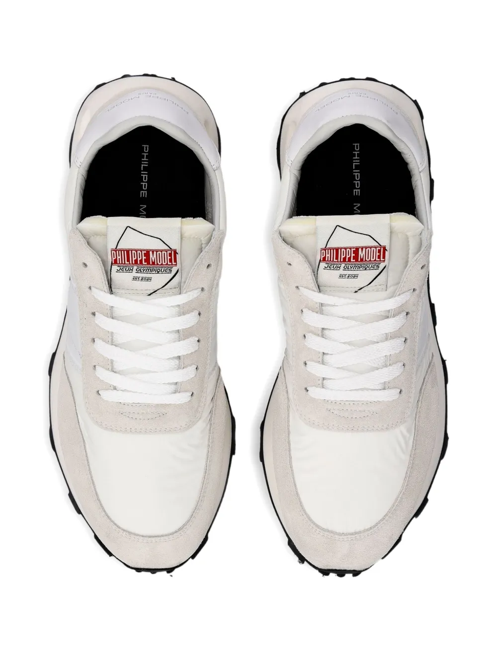 Philippe Model Paris quilted panel sneakers White