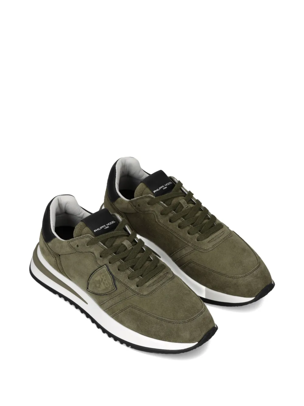 Philippe Model Paris panelled running sneakers Green