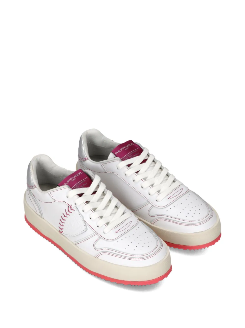 Philippe Model Paris leather low-top sneakers White