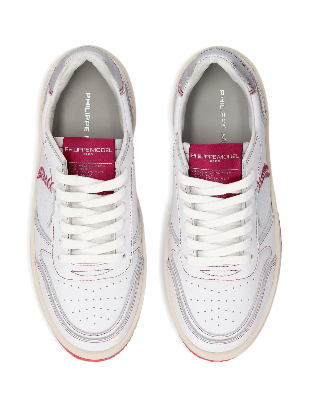Philippe Model Paris leather low-top sneakers White