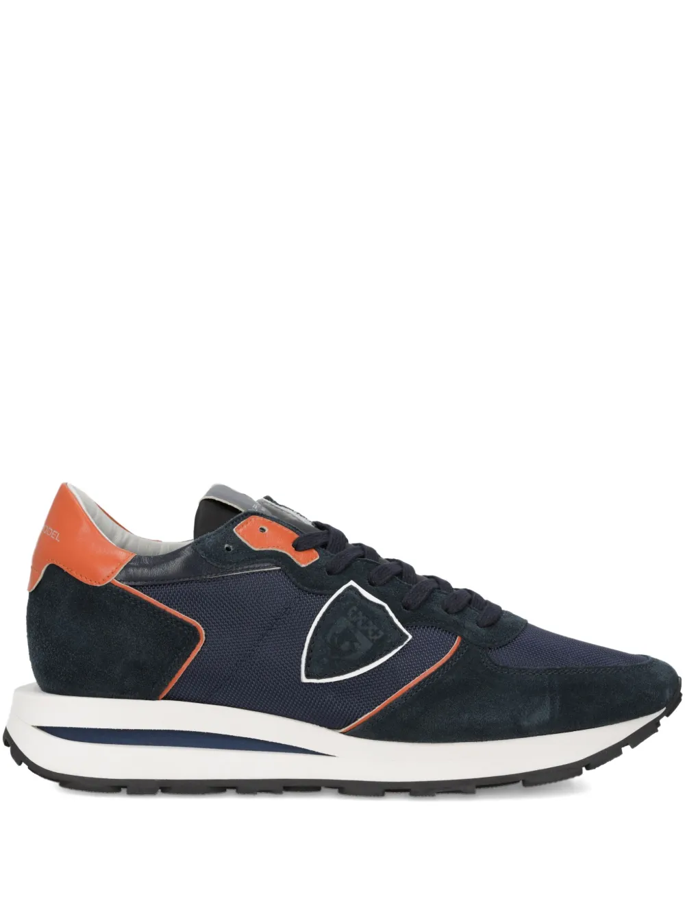 Philippe Model Paris panelled lace-up sneakers Black
