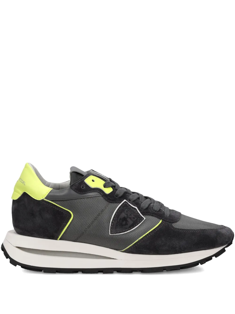 Philippe Model Paris Tropez Haute mesh-panelled sneakers Grey
