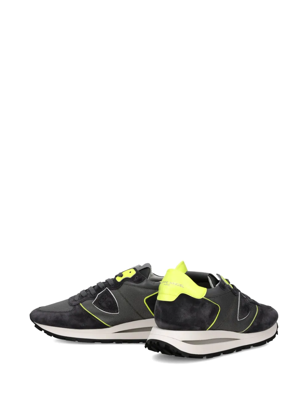 Philippe Model Paris Tropez Haute mesh-panelled sneakers Grey
