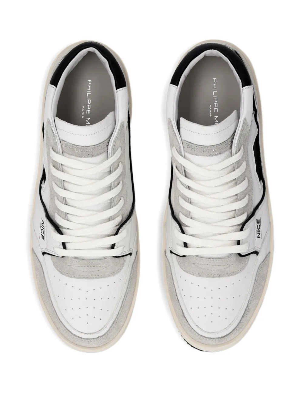 Philippe Model Paris Nice leather low-top sneakers White