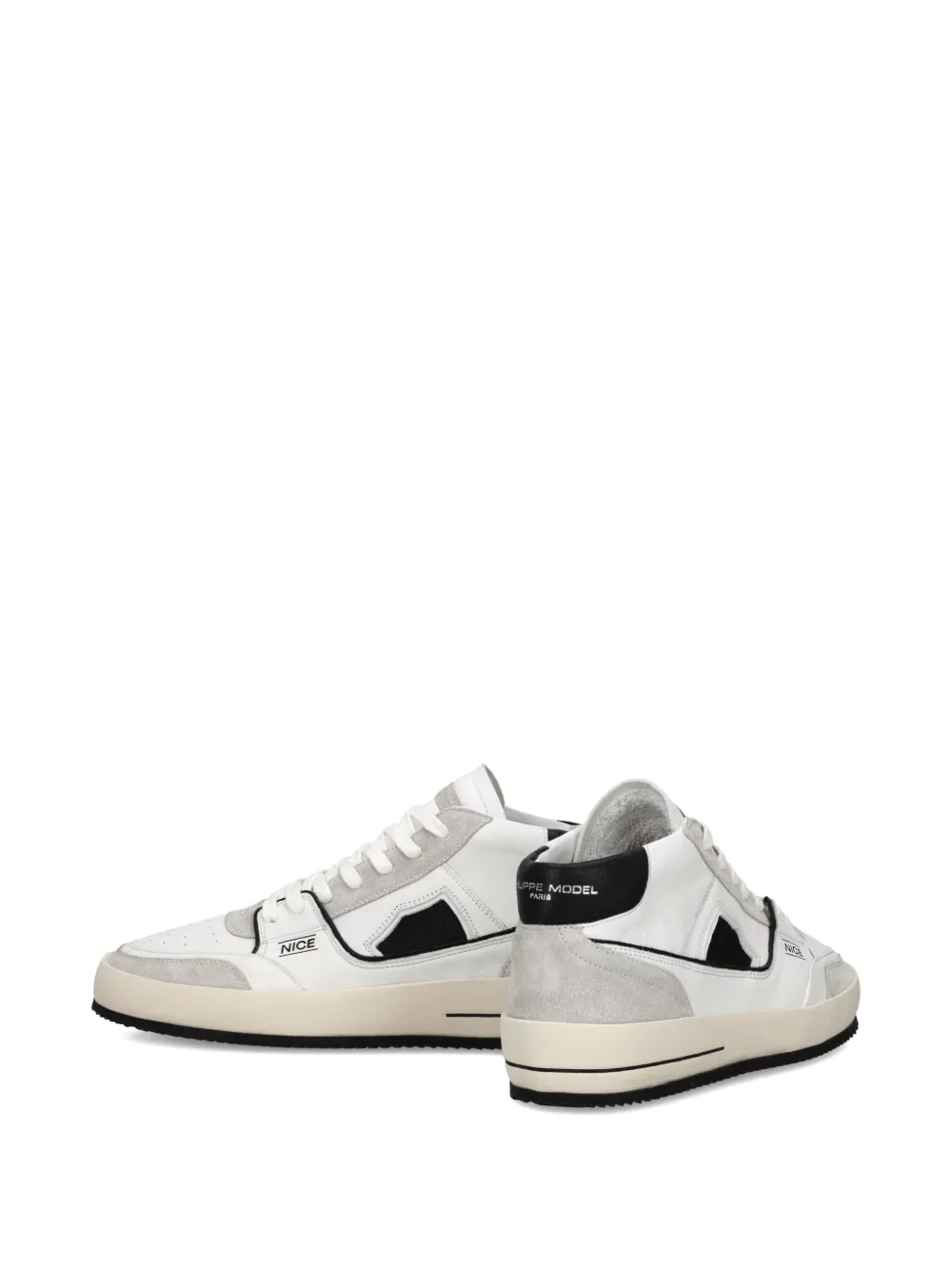 Philippe Model Paris Nice leather low-top sneakers White
