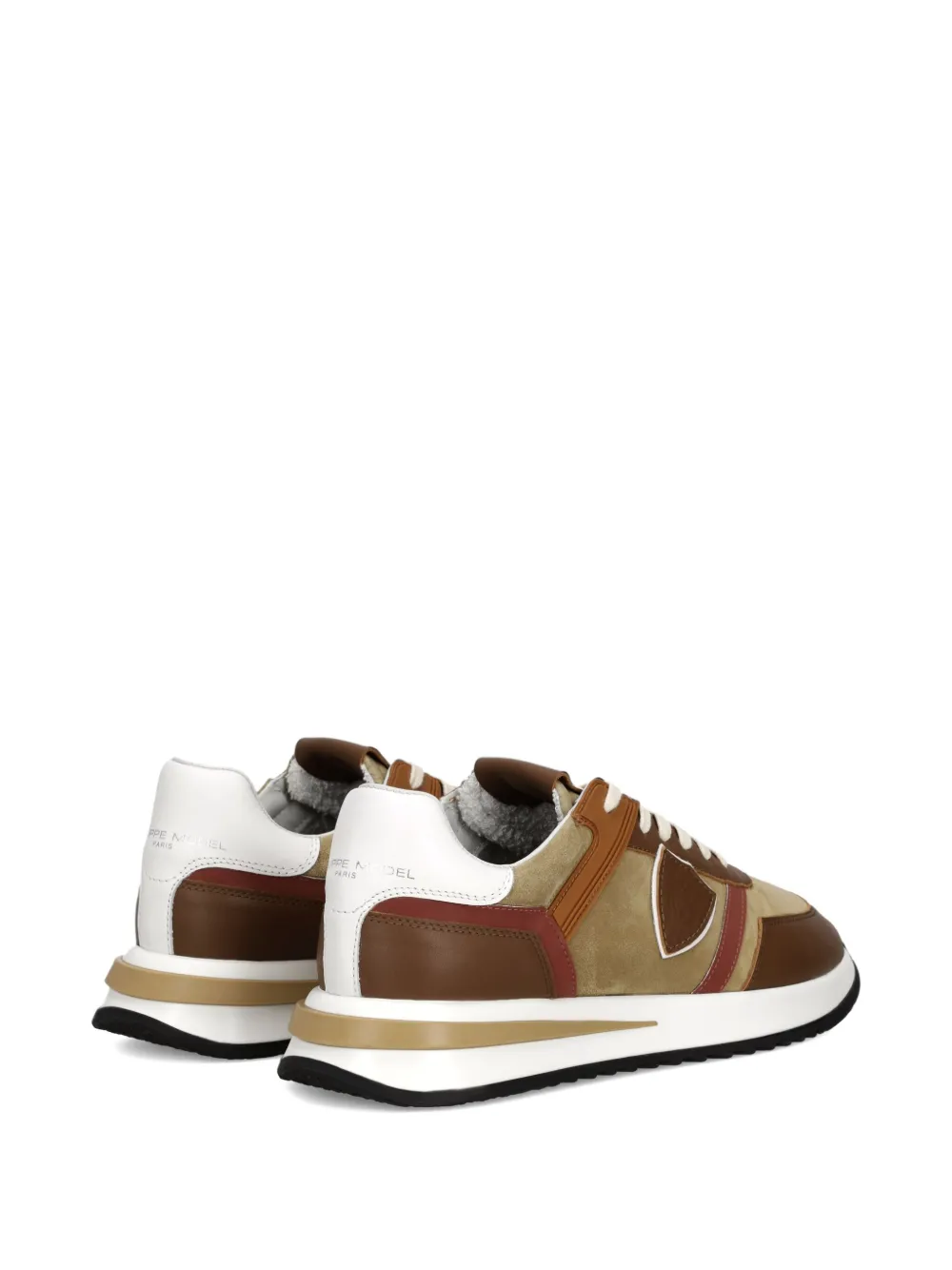 Philippe Model Paris panelled sneakers Brown