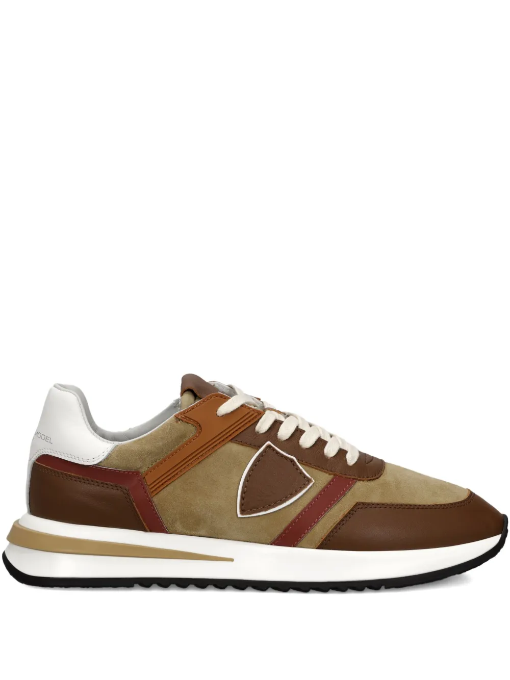 Philippe Model Paris panelled sneakers Brown