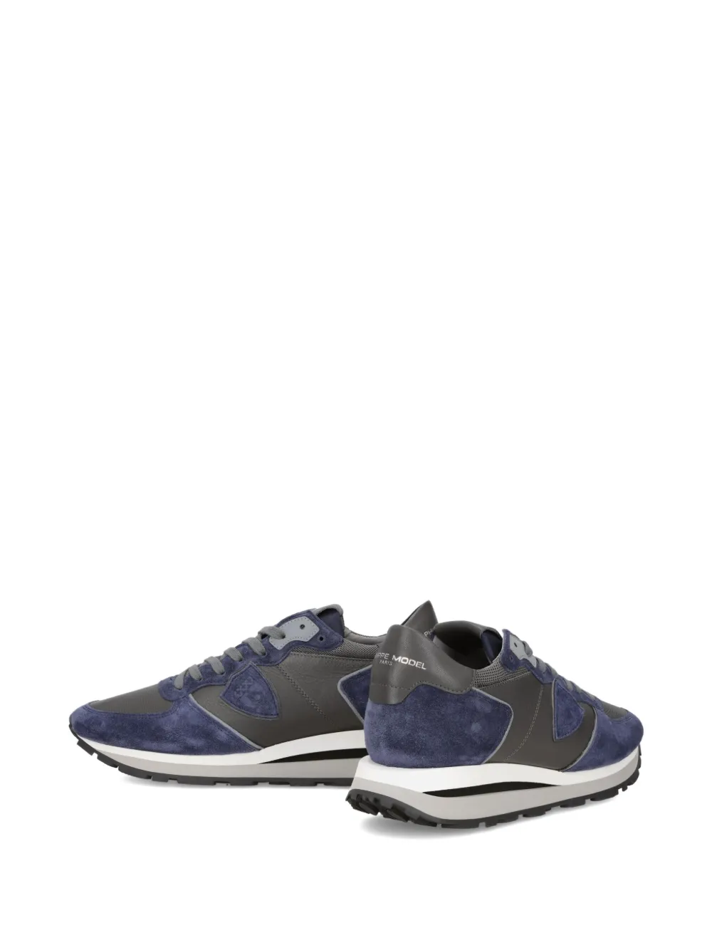 Philippe Model Paris Tropez Haute suede-panel sneakers Grey