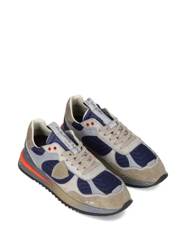 Philippe Model Paris Olympique mesh-panelled Sneakers | Blue