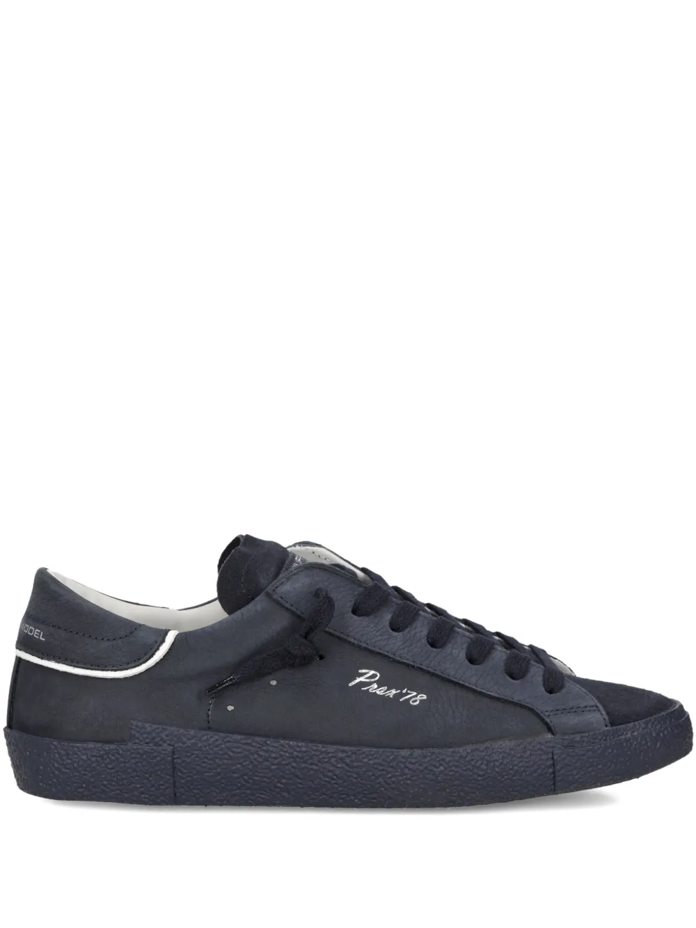 Philippe Model Paris leather low-top sneakers Blue