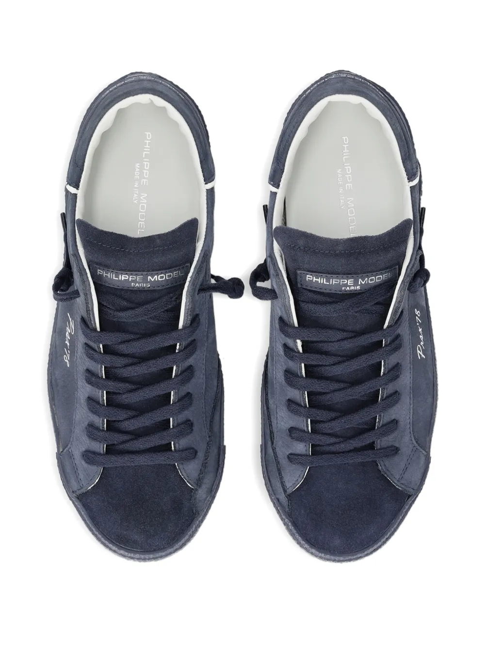 Philippe Model Paris Leren sneakers Blauw