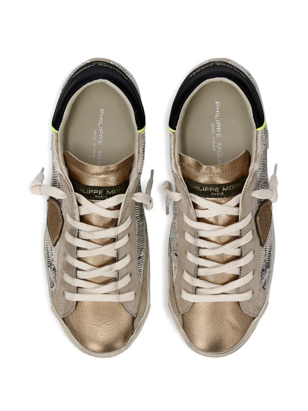 Philippe Model Paris PRSX Low sneakers Gold