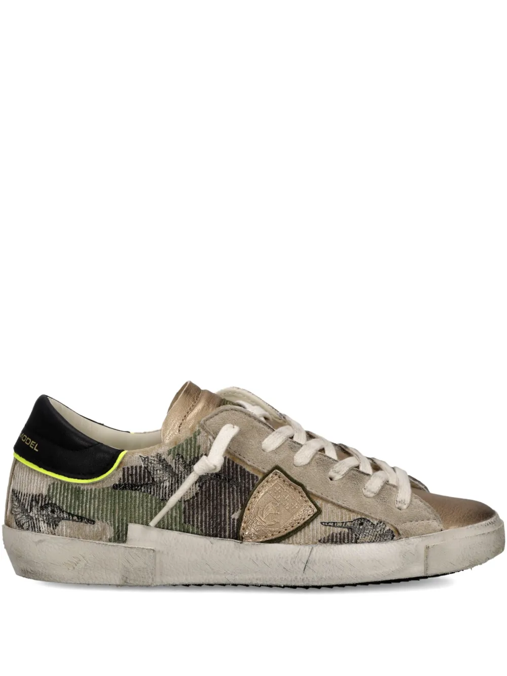 Philippe Model Paris PRSX Low sneakers Gold