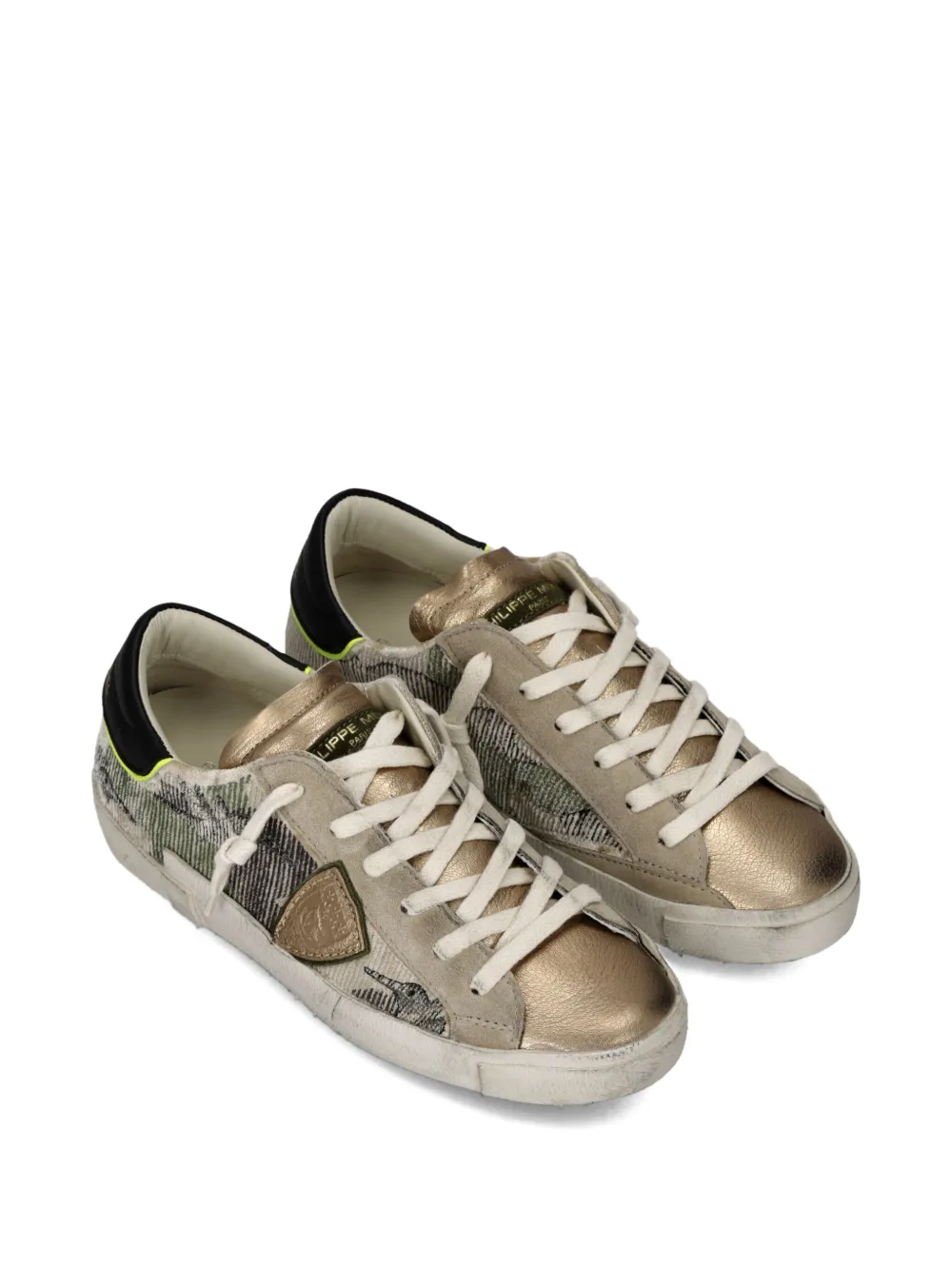 Philippe Model Paris PRSX Low sneakers Gold
