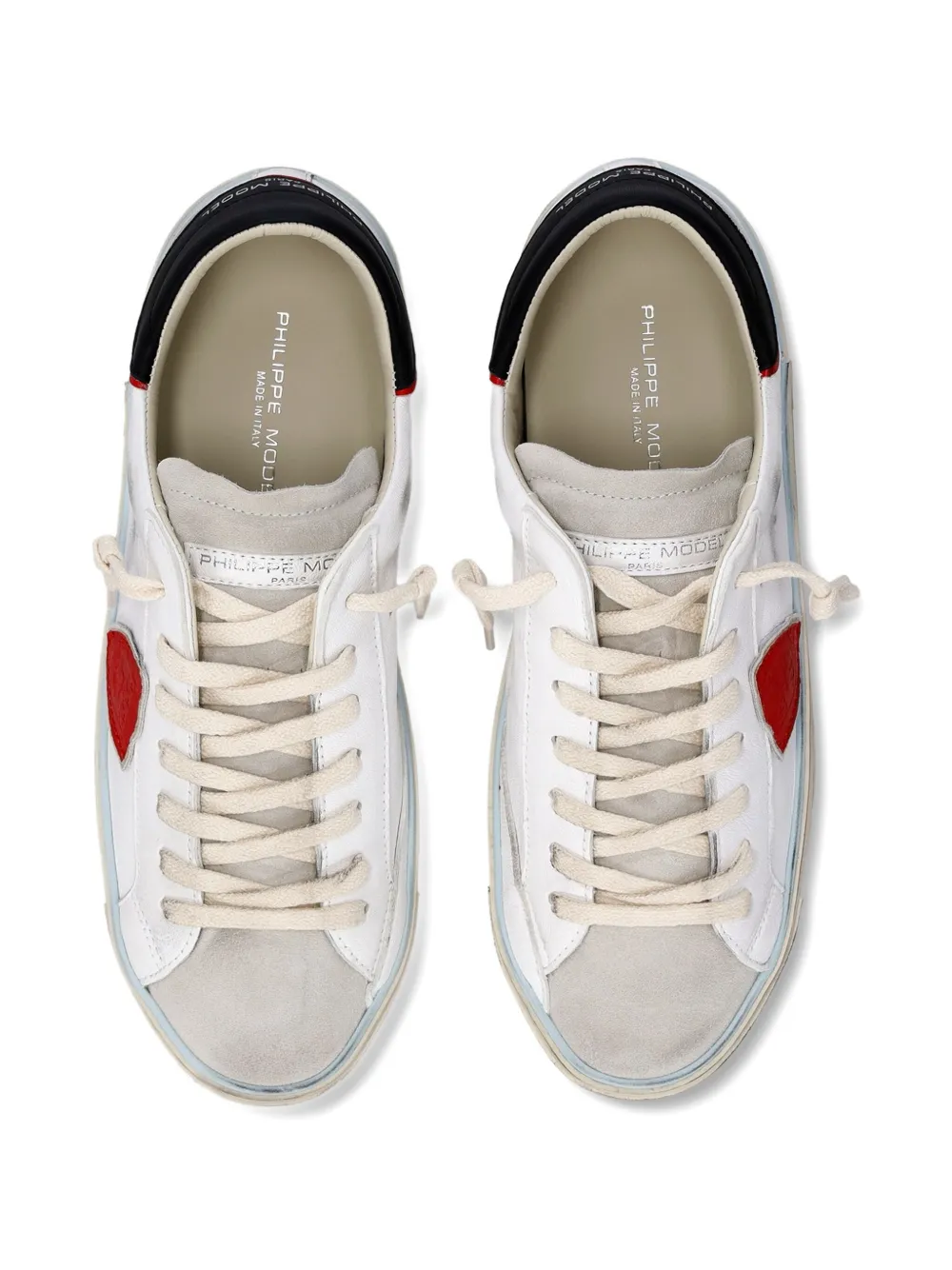 Philippe Model Paris Prsx colour-blocked low-top sneakers White