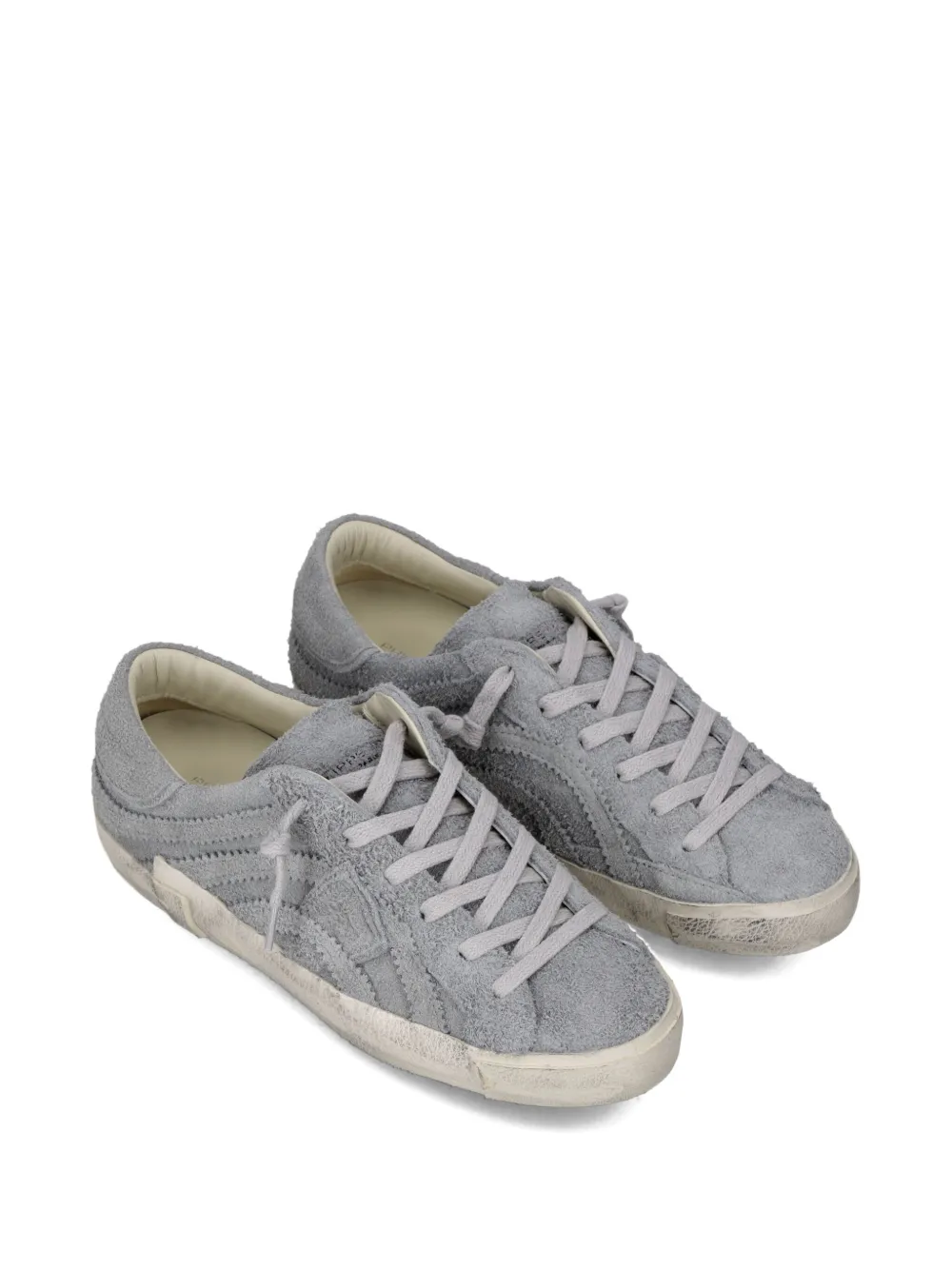 Philippe Model Paris Suède low-top sneakers - Grijs