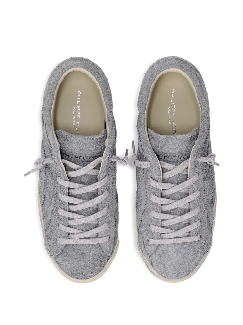 Philippe Model Paris suede low-top sneakers Grey