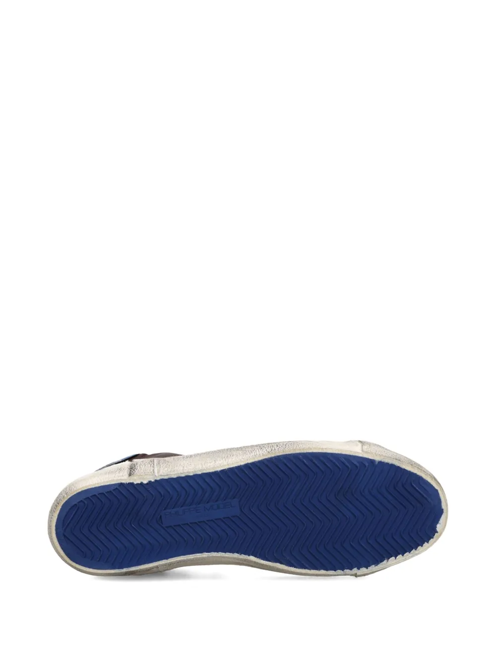 Philippe Model Paris Leren low-top sneakers met patchwork Wit