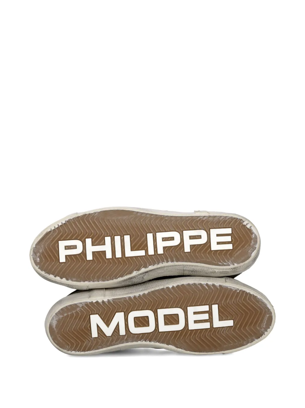Philippe Model Paris leather low-top sneakers Green