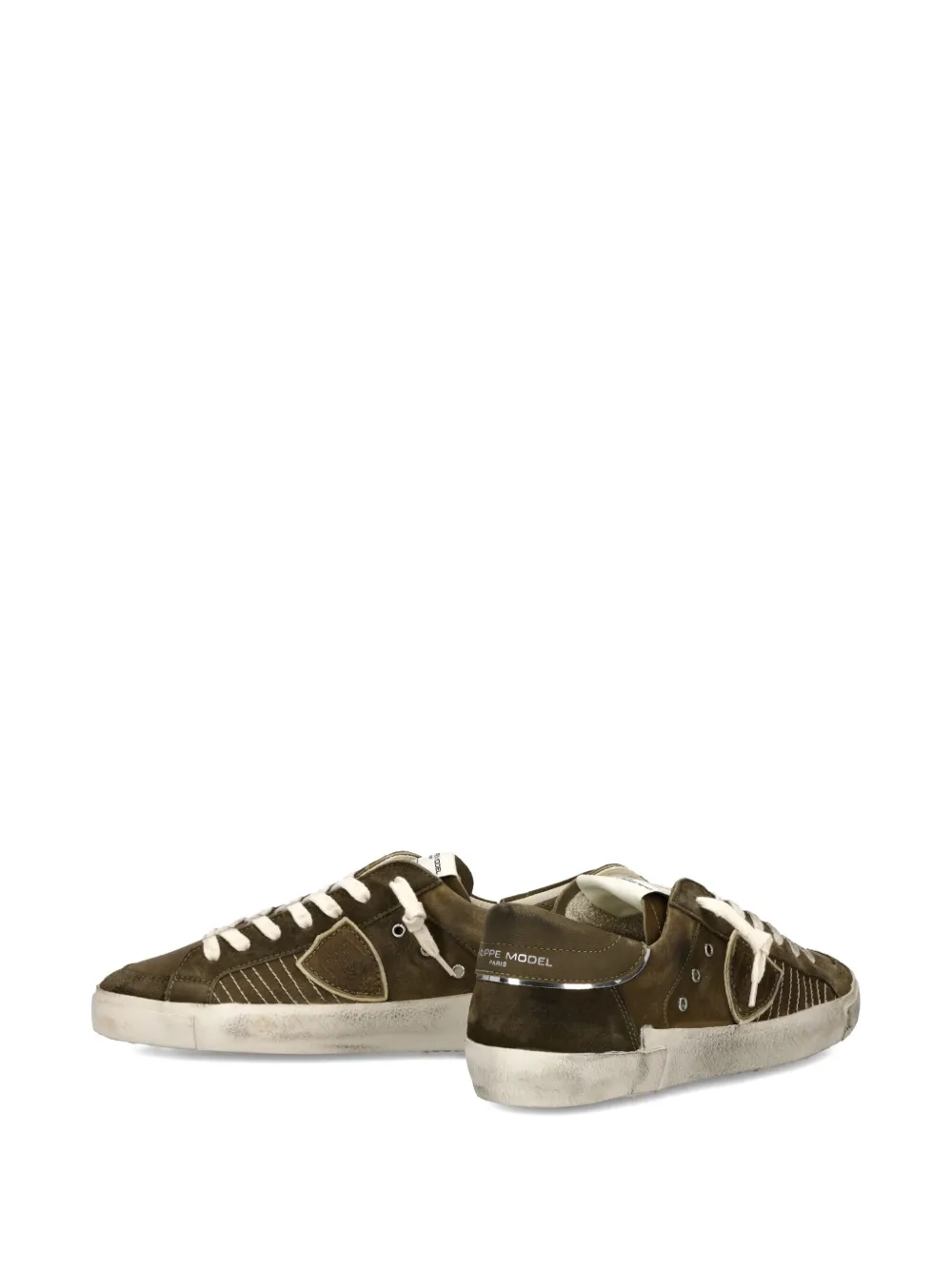 Philippe Model Paris leather low-top sneakers Green