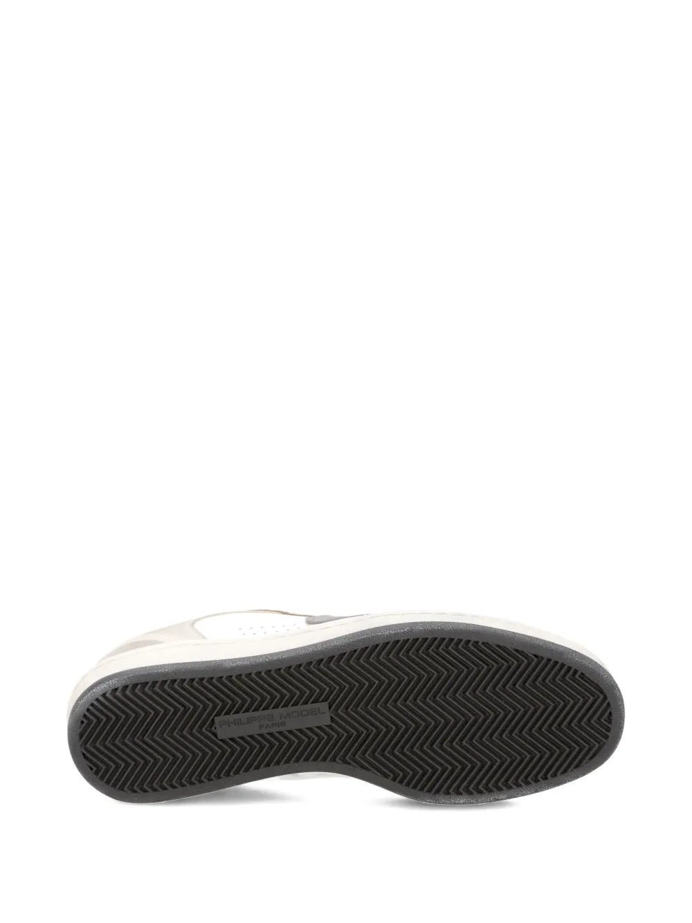 Philippe Model Paris leather panelled sneakers Neutrals