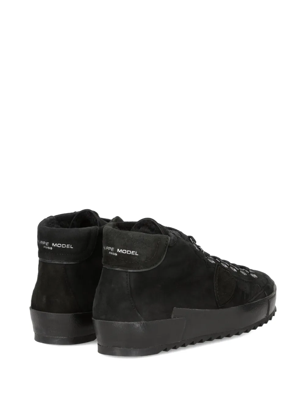Philippe Model Paris high-top suede trainers Black